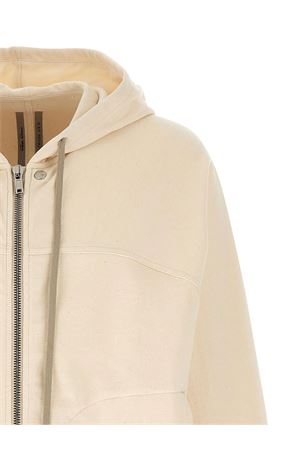 Beige cotton Windbreaker hoodie RICK OWENS | RU01E5241BA21